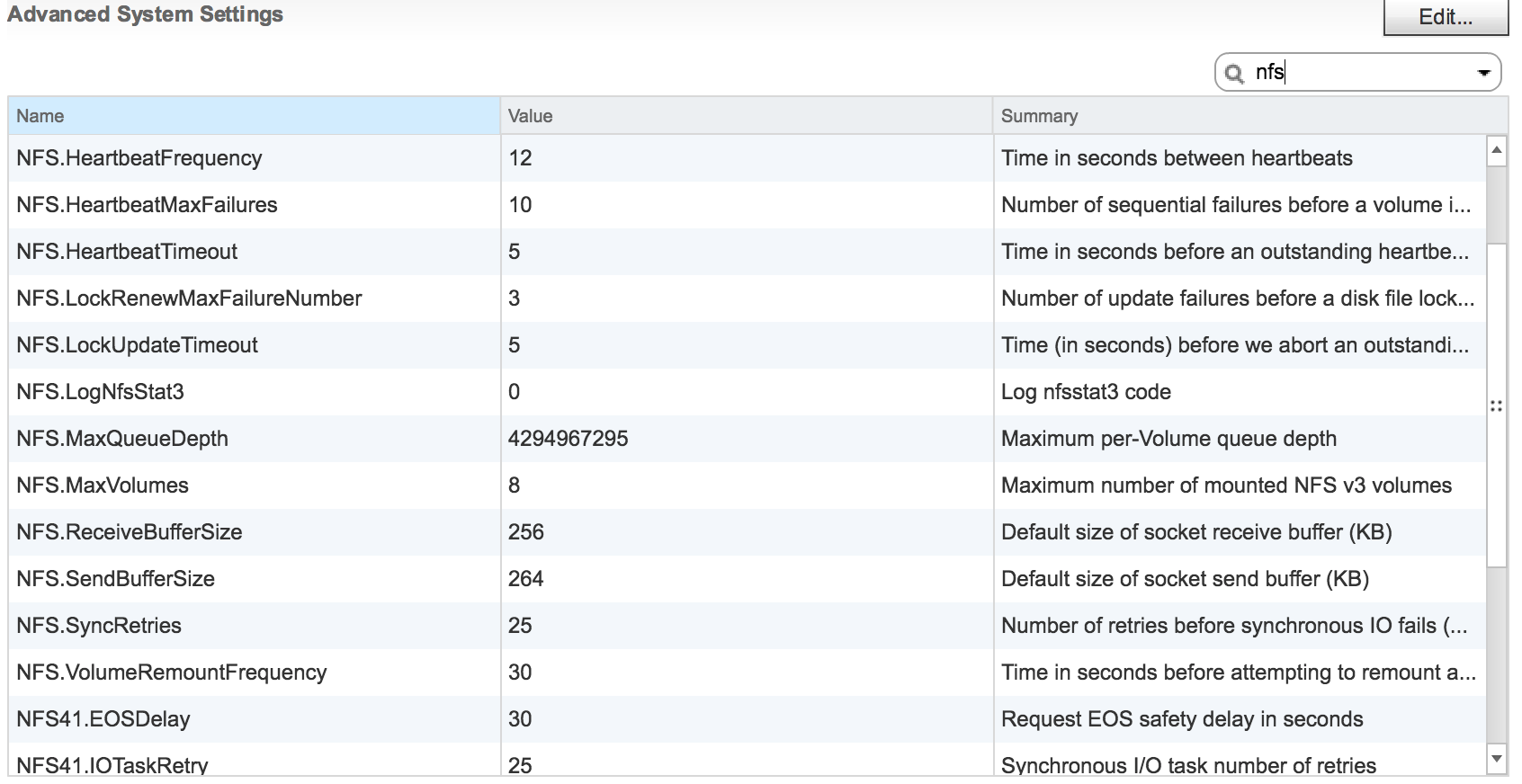 Importing Host Advanced Settings as Properties in vRealize Operations ...